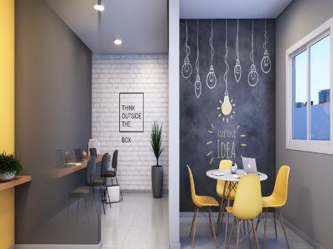 Apartamento à venda com 2 quartos, 37m² - Foto 9